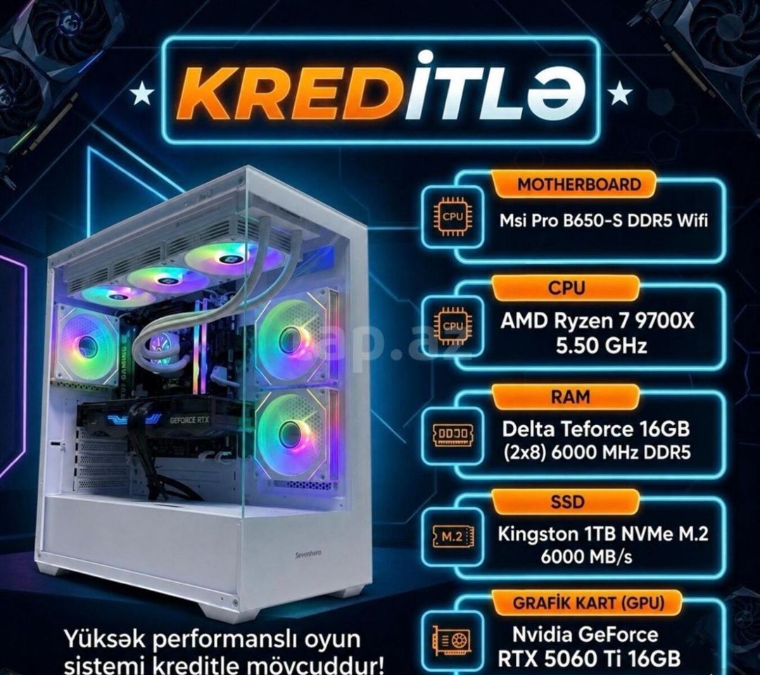 Игровой ПК — Masaüstü kompüterlər, Bakı