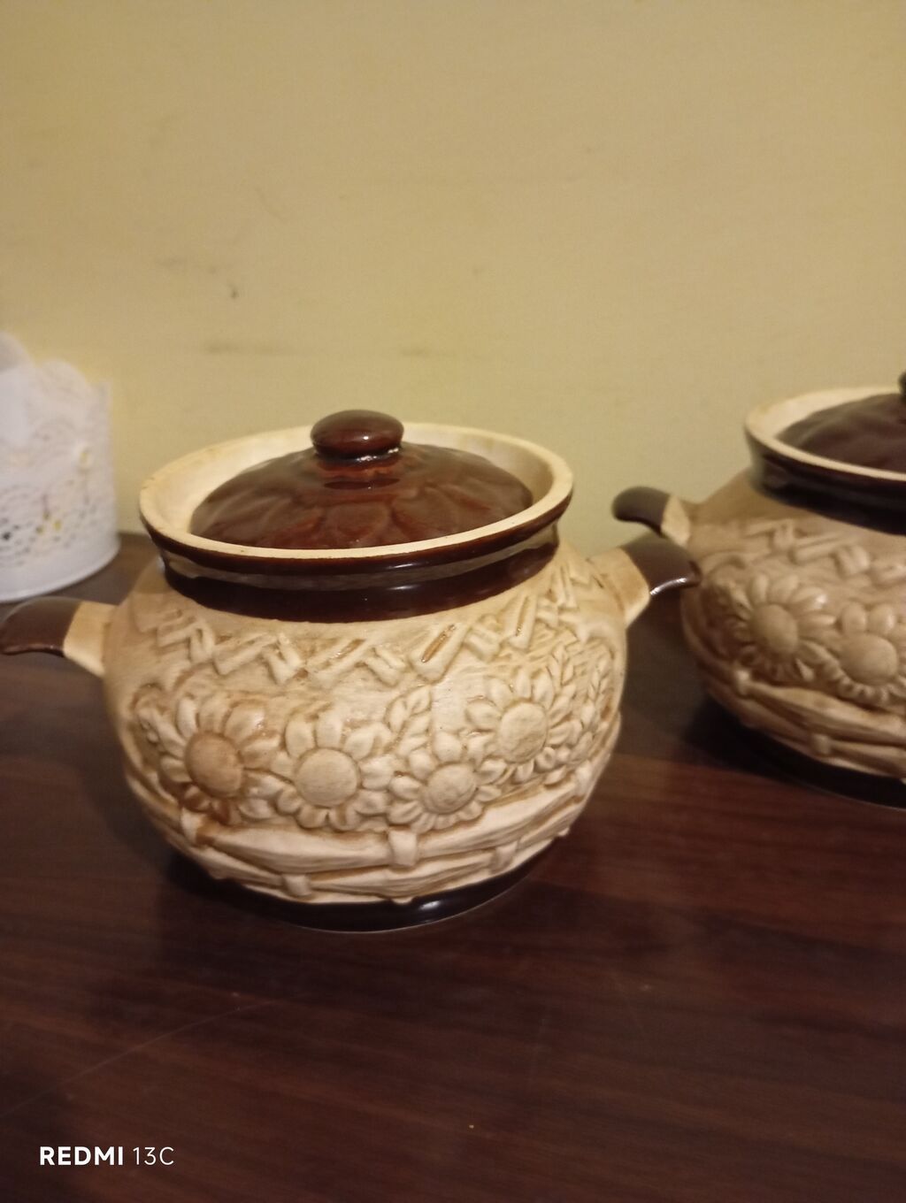 Qazan, rəng - Qəhvəyi, Keramika — Mallar, Bakı (2)