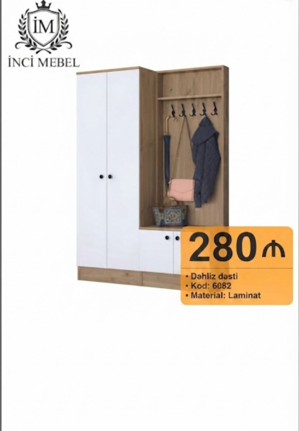 Yeni, 2 qapılı, Kredit, Açılan, Düz dolab