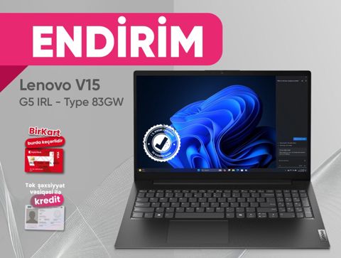 Noutbuk "Lenovo V15 G5 IRL - Type 83GW" — SpektrX — Noutbuklar