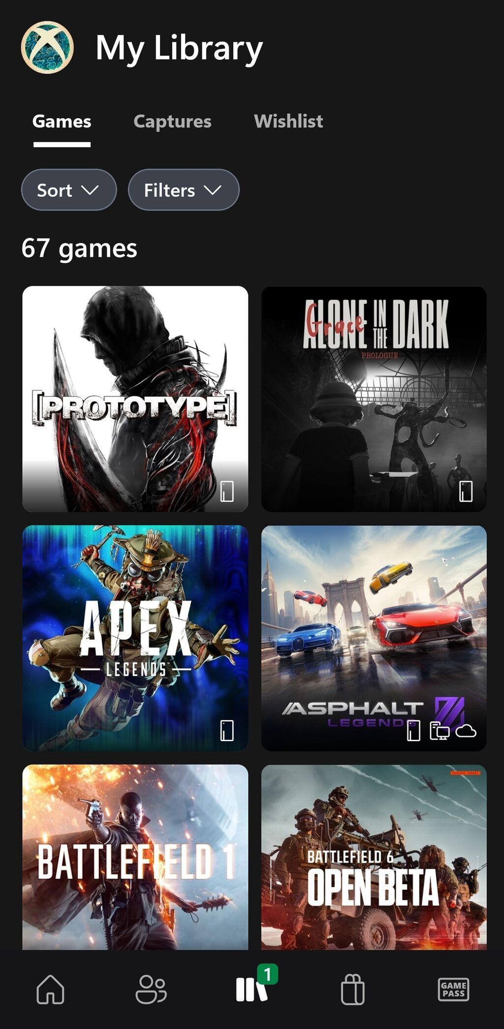 Xbox hesabında böyük oyun kitabxanası satılır – My Library bölməsində — Elektronika, Bakı