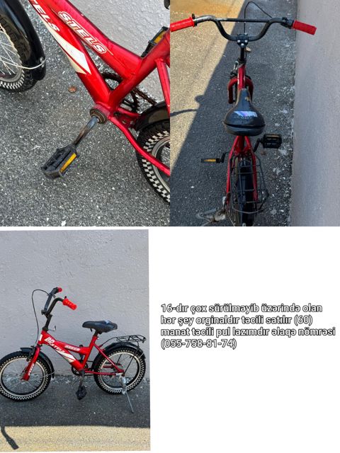 Stels uşaq velosipedi (16-luq)