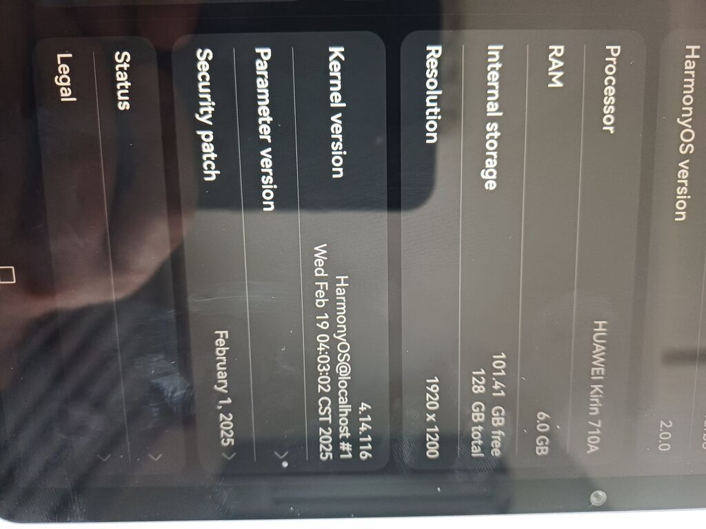 Huawei MatePad SE planşet Texniki göstəricilər: - RAM: 6 GB - Daxili — Digər planşetlər, Bakı