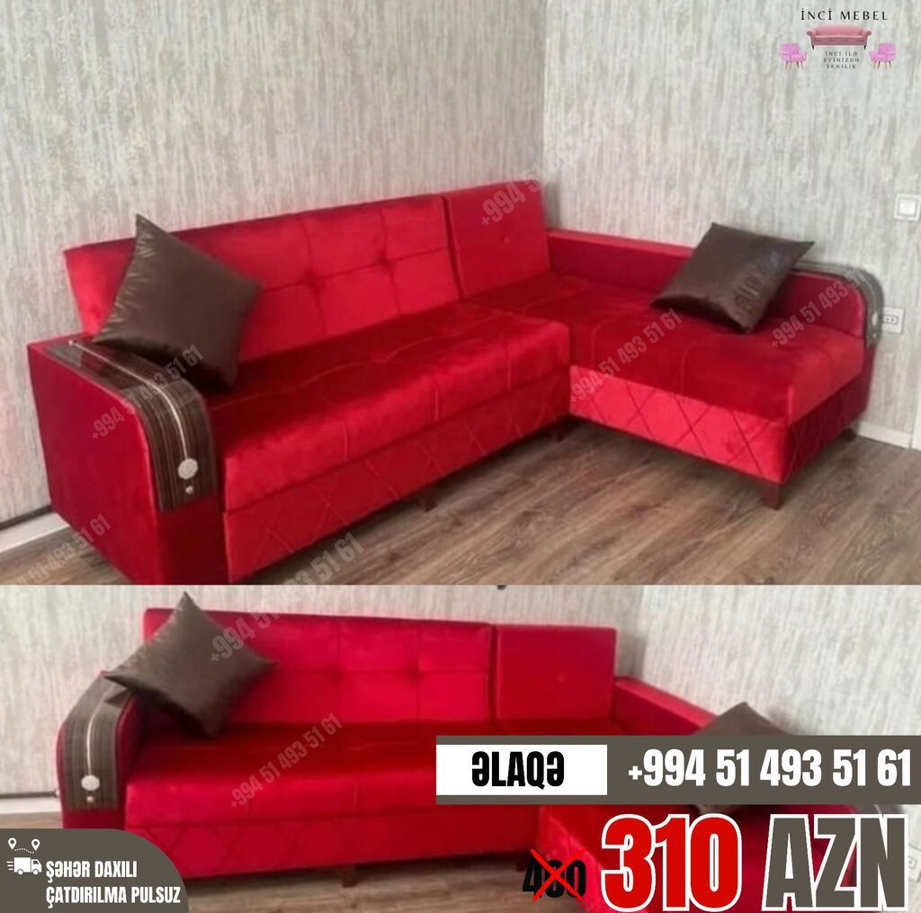 Künc divan, Yeni, Açılan, Bazalı, Parça, Şəhərdaxili pulsuz çatdırılma