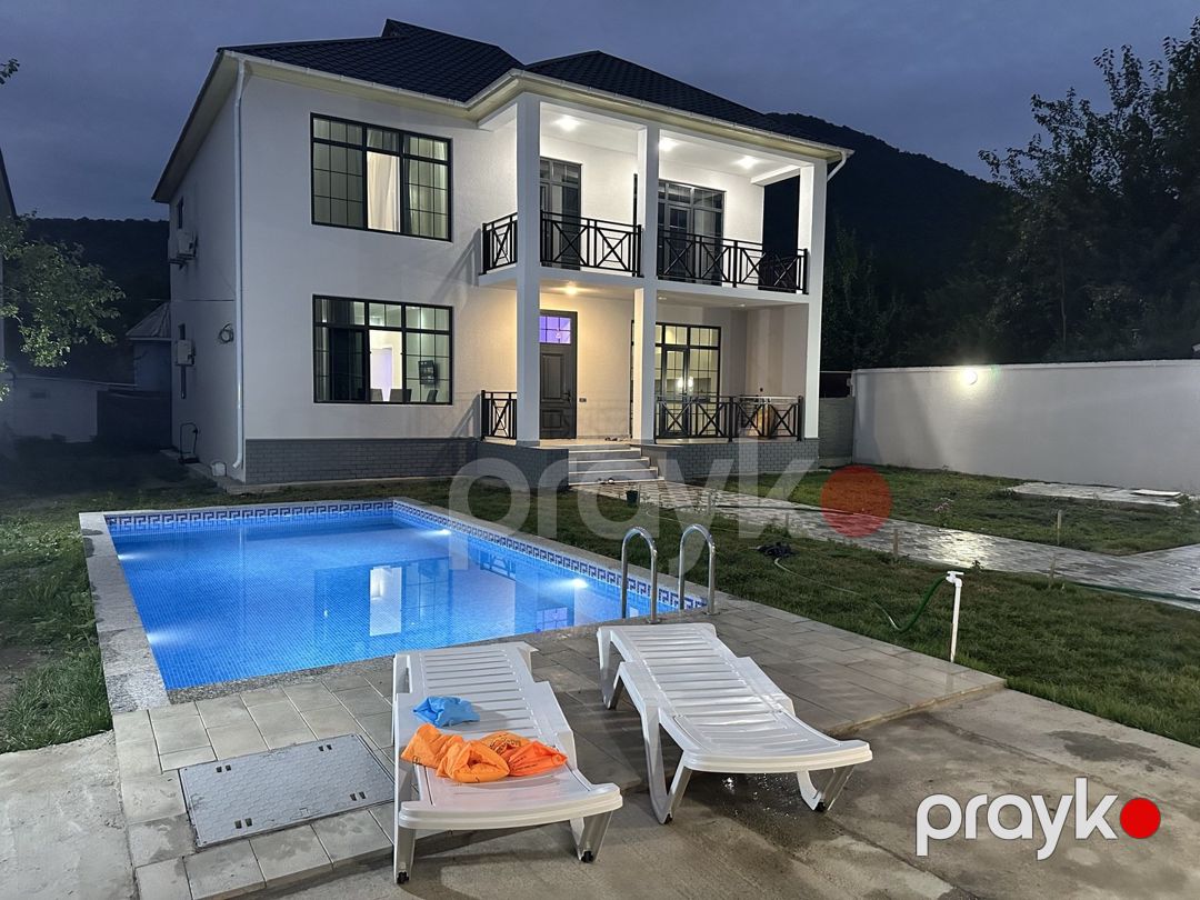 İcarəyə verilir 5 otaqlı həyət evi/bağ evi 350 m² — Ev, villa, Qəbələ (5)