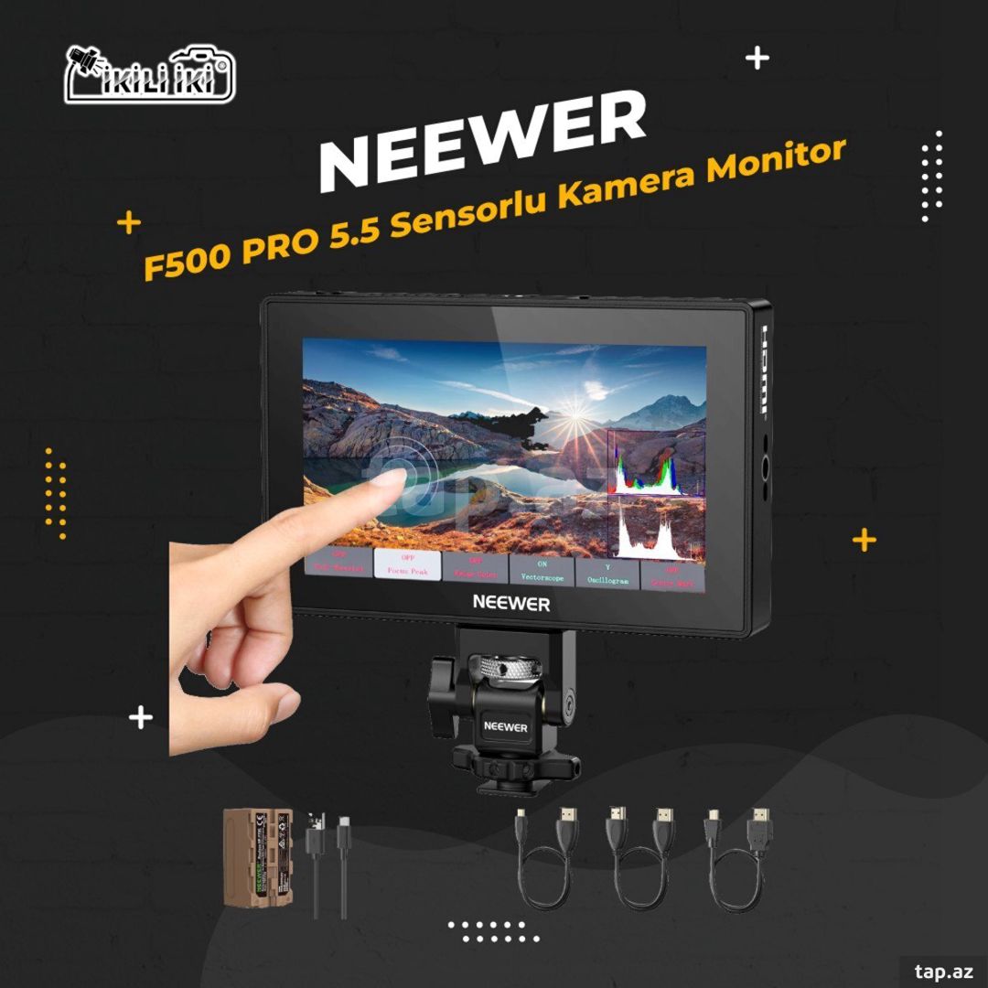 Sensorlu Kamera Monitor F500 PRO 5.5 — Elektronika, Bakı