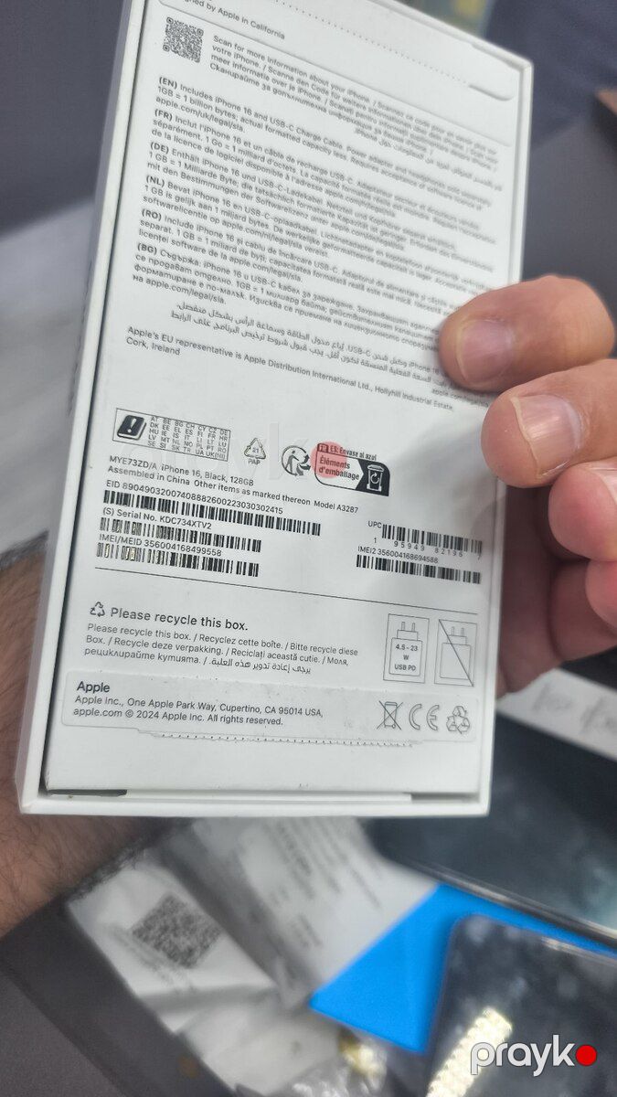 Apple iPhone 16 Black 128GB/8GB — Mallar, Bakı (2)