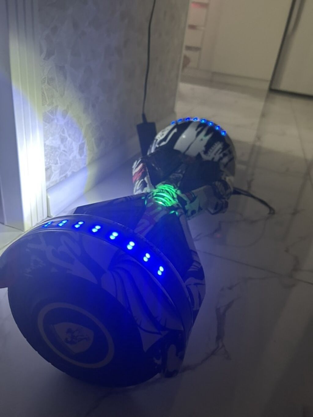 Qrafiti dizaynlı balans skuter (hoverboard) - 6.5" təkərlər, yanlarda — Hiroskopler, Bakı