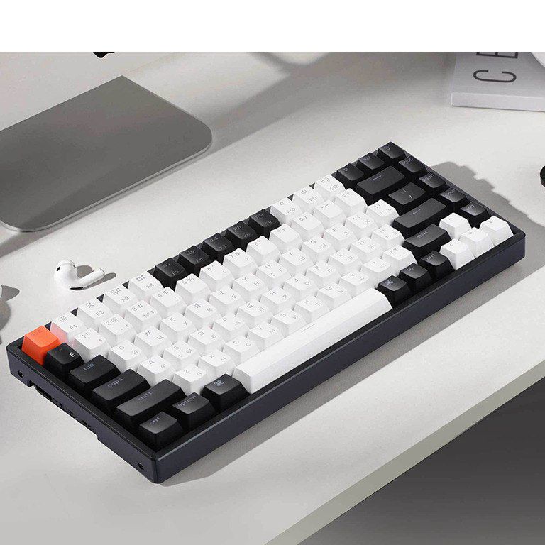Klaviatura "KEYCHRON K2C2H 84 Key Aluminium Frame HOT SWAP Gateron RGB Blue" — Elektronika, Bakı