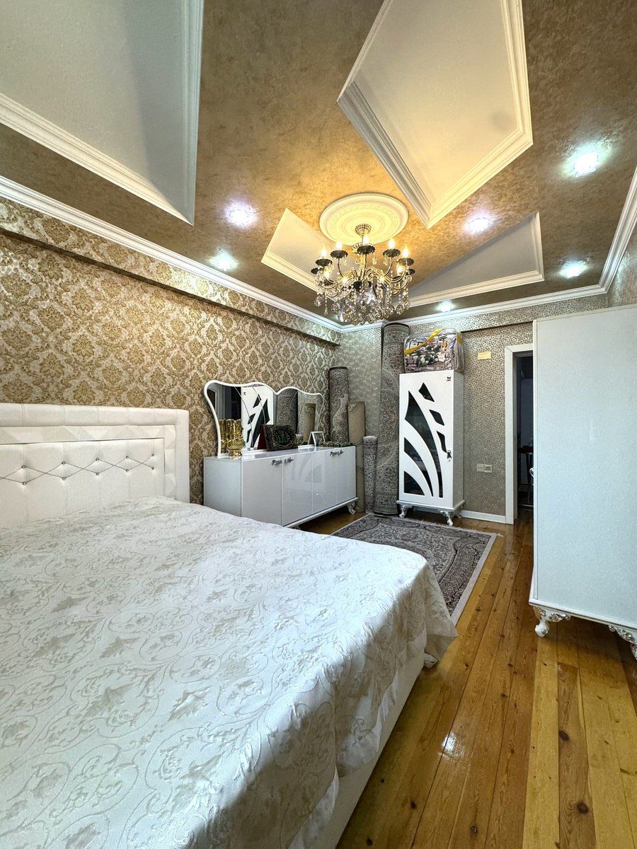 İcarəyə verilir 3 otaqlı yeni tikili 130 m² — Mənzil, Bakı (9)