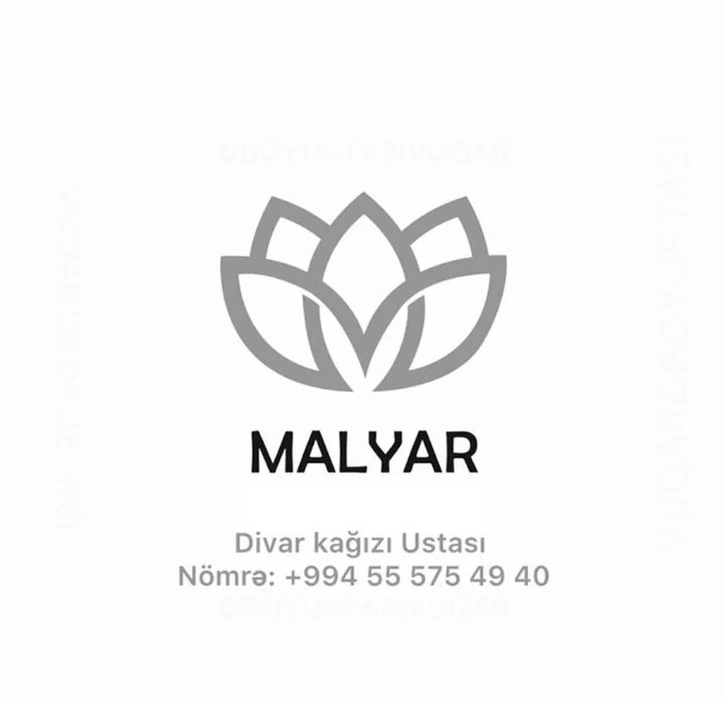 Malyar – Divar kağızı ustası xidməti - Peşəkar divar kağızı — Tikinti və təmir, Bakı