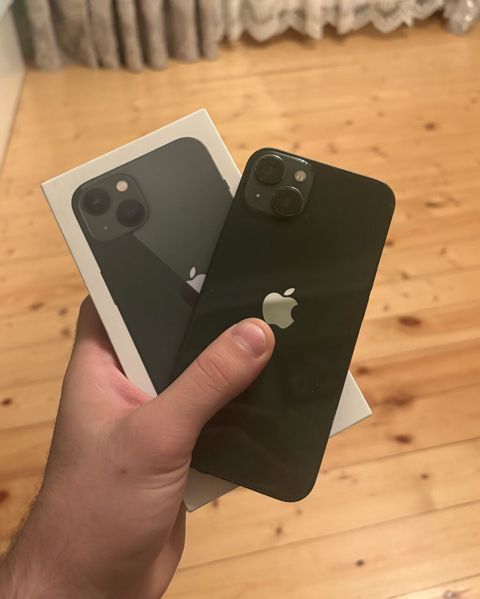 IPhone 13, 128 GB, Yaşıl, Simsiz şarj, Face ID