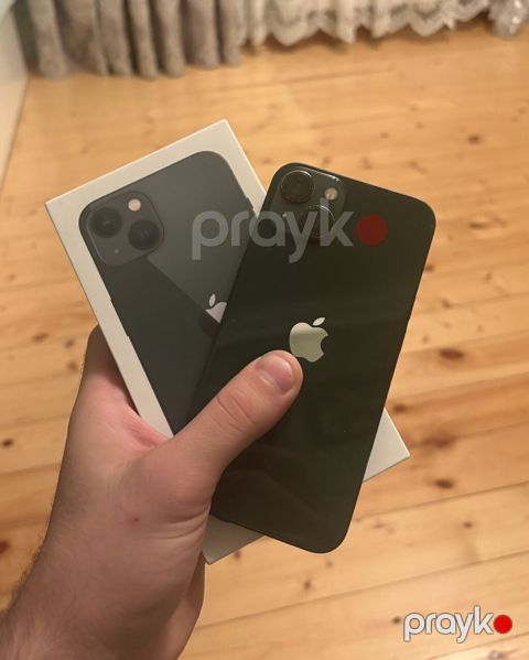 IPhone 13, 128 GB, Yaşıl, Simsiz şarj, Face ID