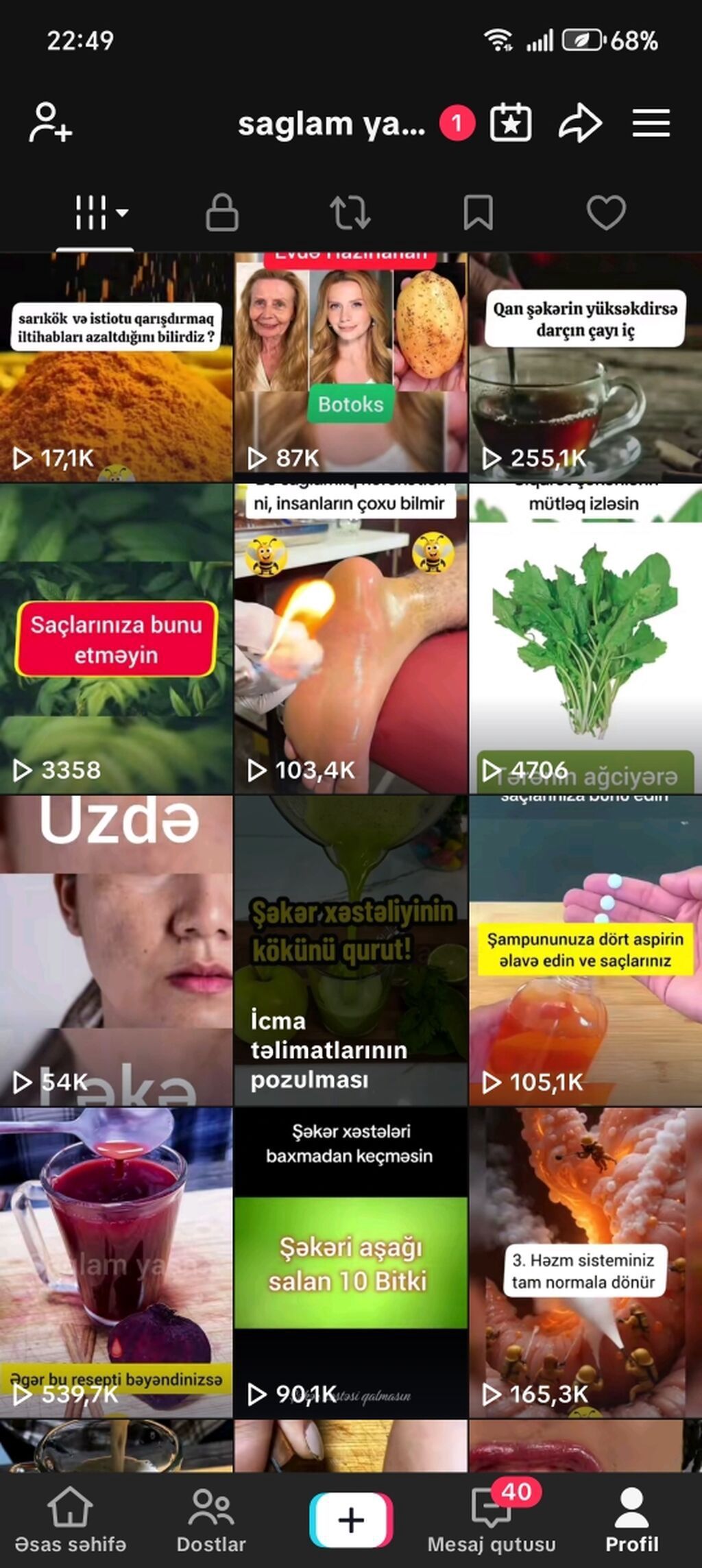 Tiktok hesabı 32k ban falan yoxdur tertemiz hesabdır — Gözəllik və sağlamlıq, Mehdiabad (2)