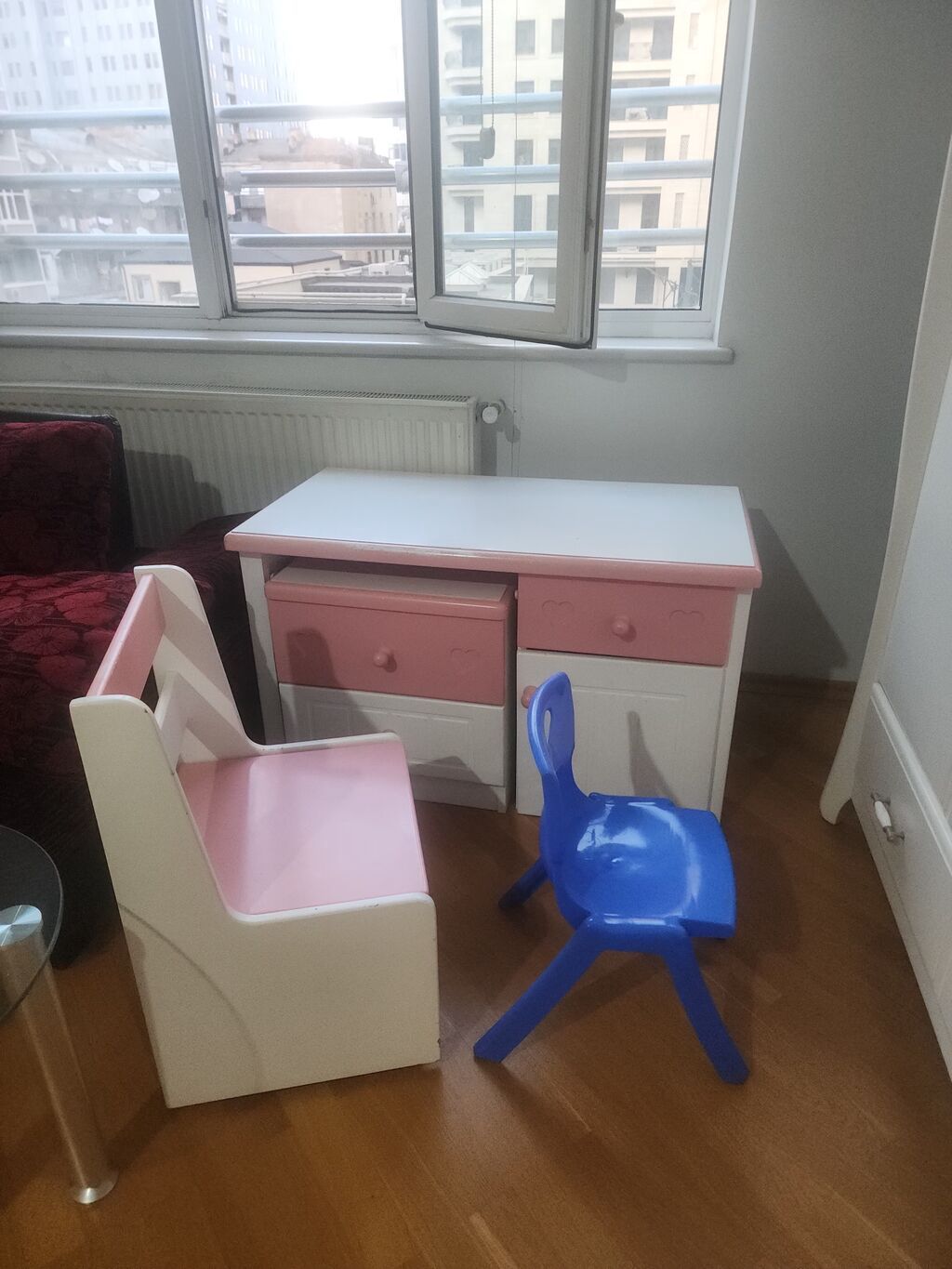 Təcili satılır qız otağı üçün mebel dəsti Tərkibi: - 4 qapılı böyük — Mebel, Bakı (3)