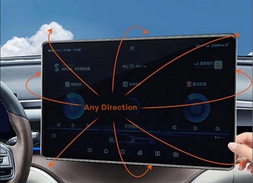 BYD avtomobili üçün monitor döndürücü. Ölkədə 1 ədəddi avtomobili