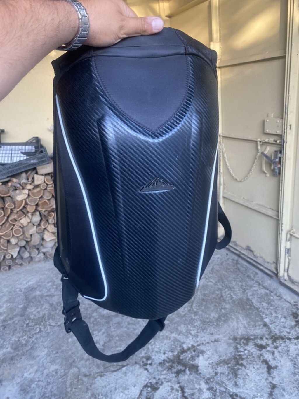 Sərt qabıqlı motosiklet üçün bel çantası - Aerodinamik dizaynlı sərt — Avto, Masazır