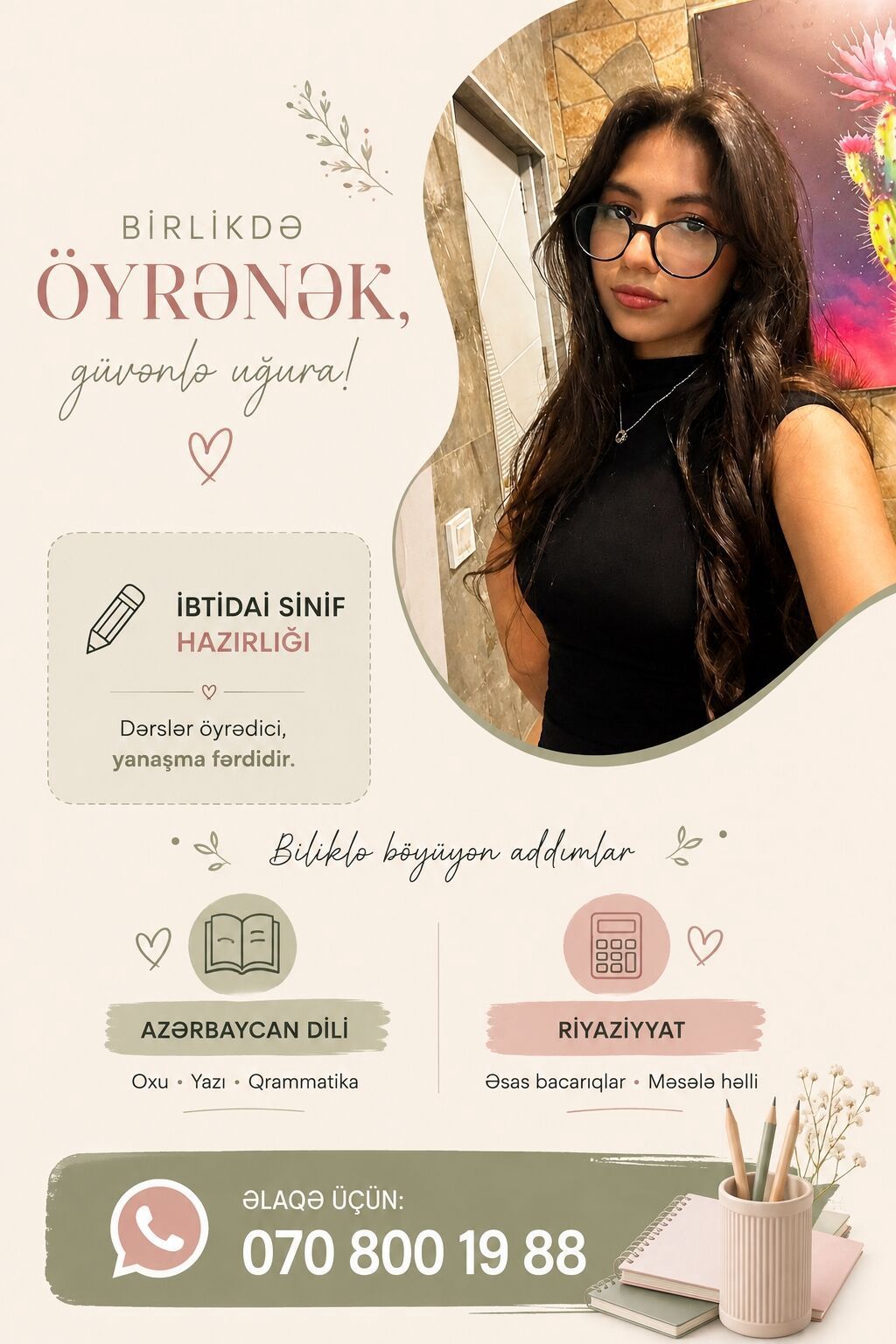 Məktəbəqədər və ibtidai sinif hazırlığı, Azərbaycan dili, Fərdi — Təlim, kurslar, Novxanı