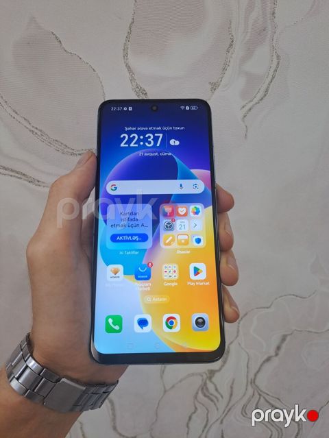 Honor X7b, 128 GB, Düyməli, Sensor, Barmaq izi
