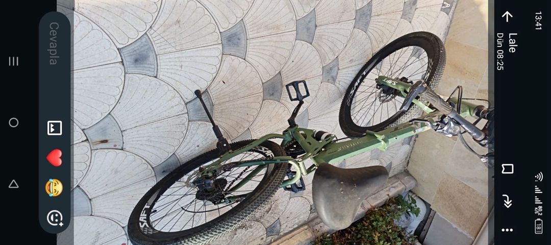 Dağ velosipedi Saft — yaşıl, 26" disk əyləcli