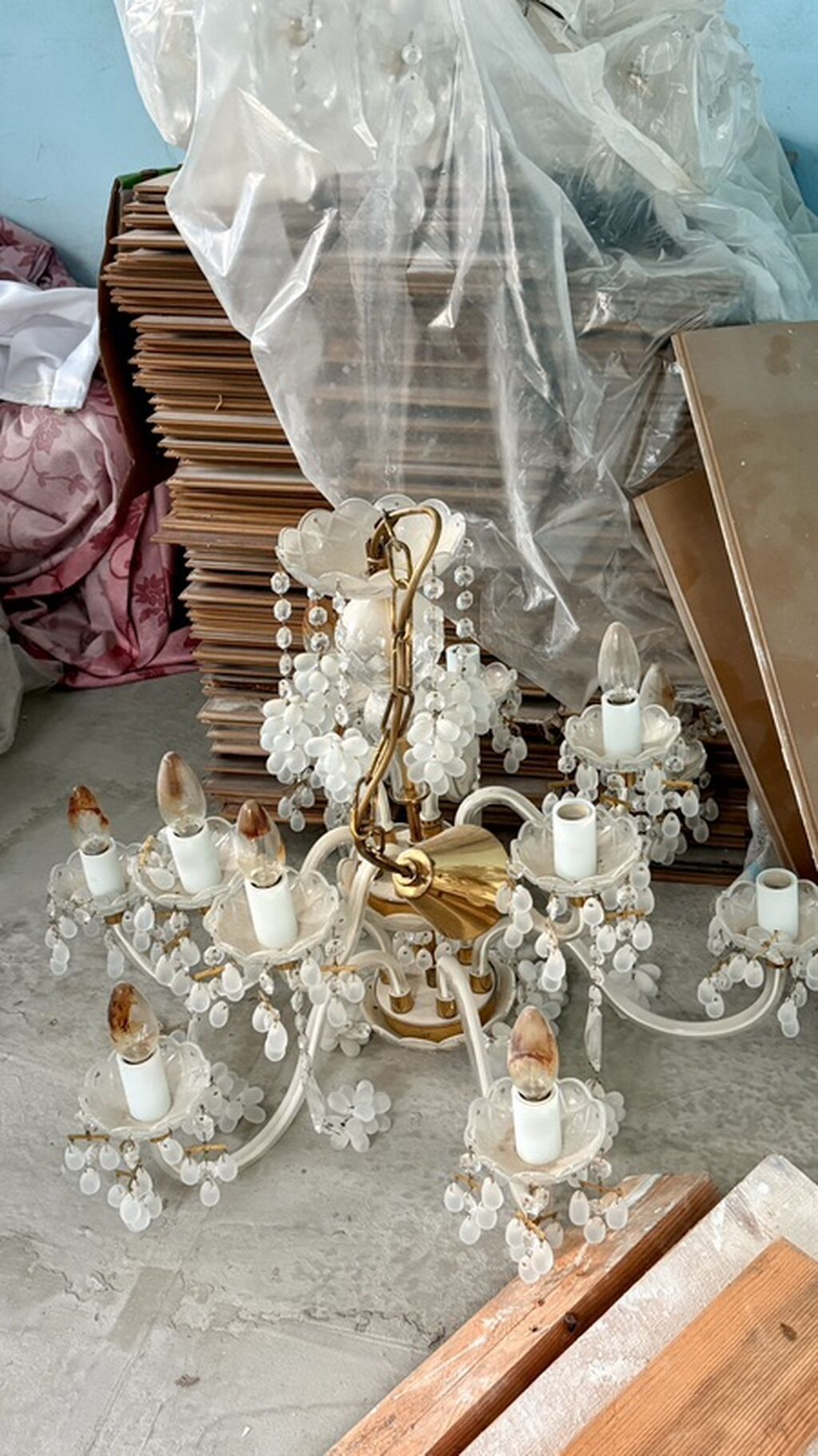 Çılçıraq, 8 lampa, Metal — İşıqlandırma, Masazır