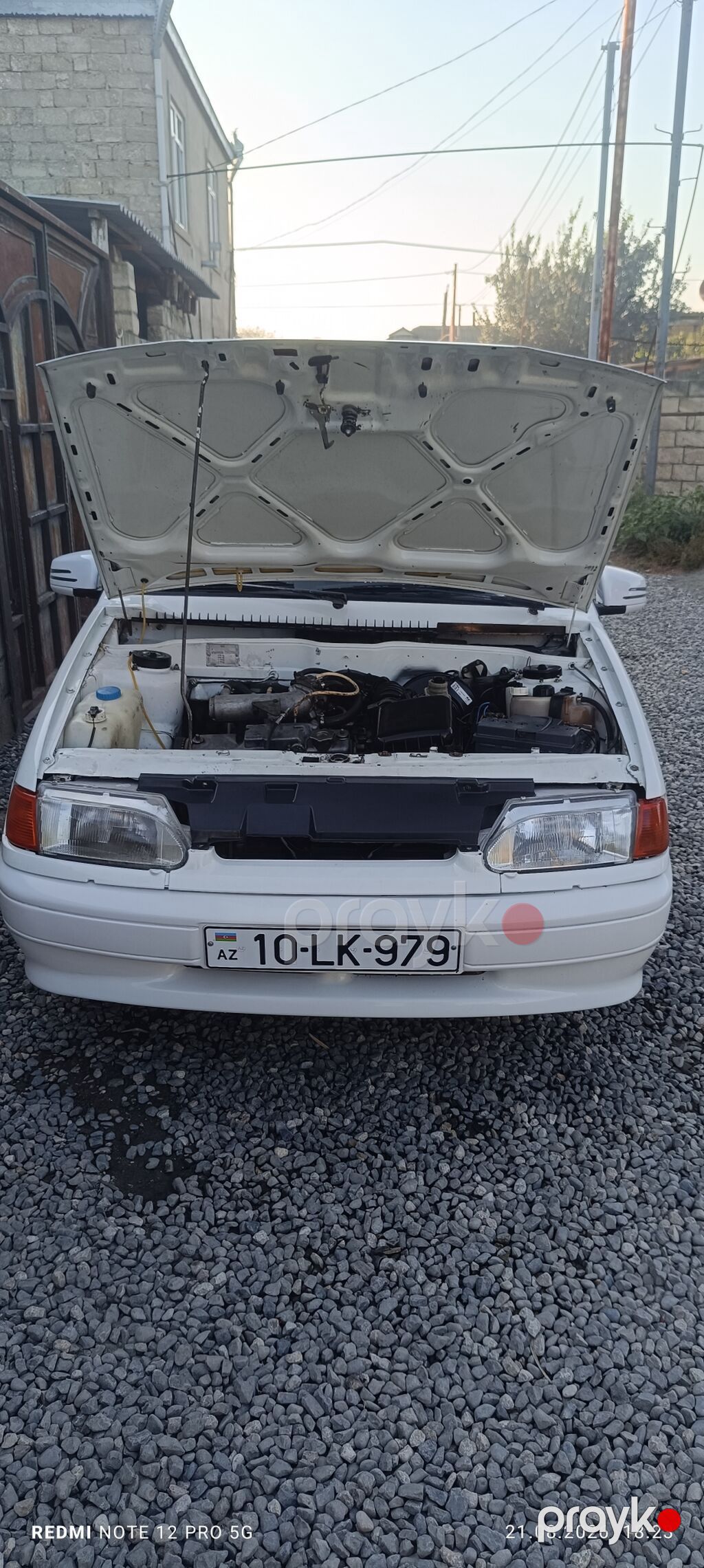 VAZ 2115 “Samara” sedan - Kuzov: 4 qapılı sedan, ağ rəng, aerodinamik 10-LK-979 — Avtomobillər, Bakı (9)