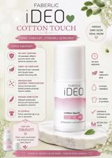 Faberlic iDEO Cotton Touch dezodorant–antiperspirant - 48 saat — Avadanlıq icarəsi