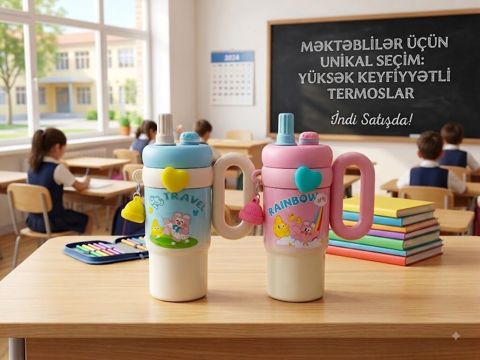 Uşaqlar üçün rənglərin çox termosu