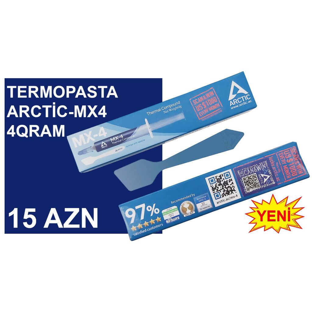 Termopasta Arctic MX-4, 4 qram