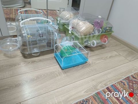 Siçan/hamster üçün komplekt qəfəs sistemi - Modul tipli hamster evi — Sumqayıt