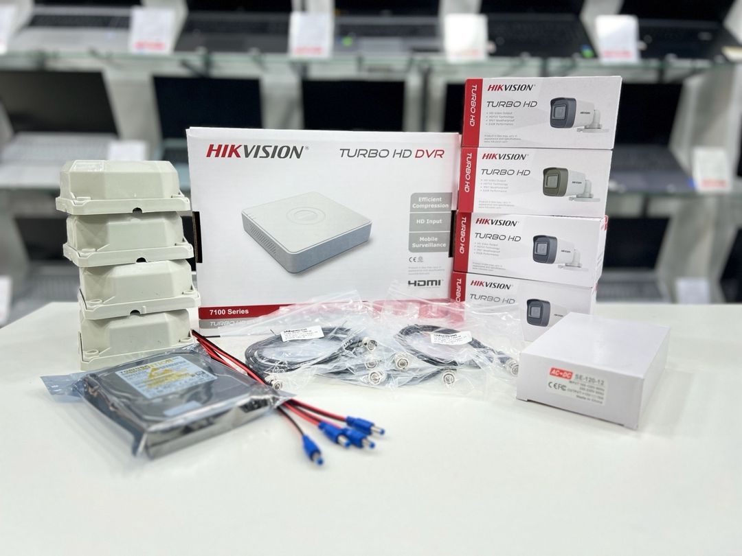Hikvision Turbo HD Kamera Dəsti (CCTV Set) — Təhlükəsizlik sistemləri, Bakı