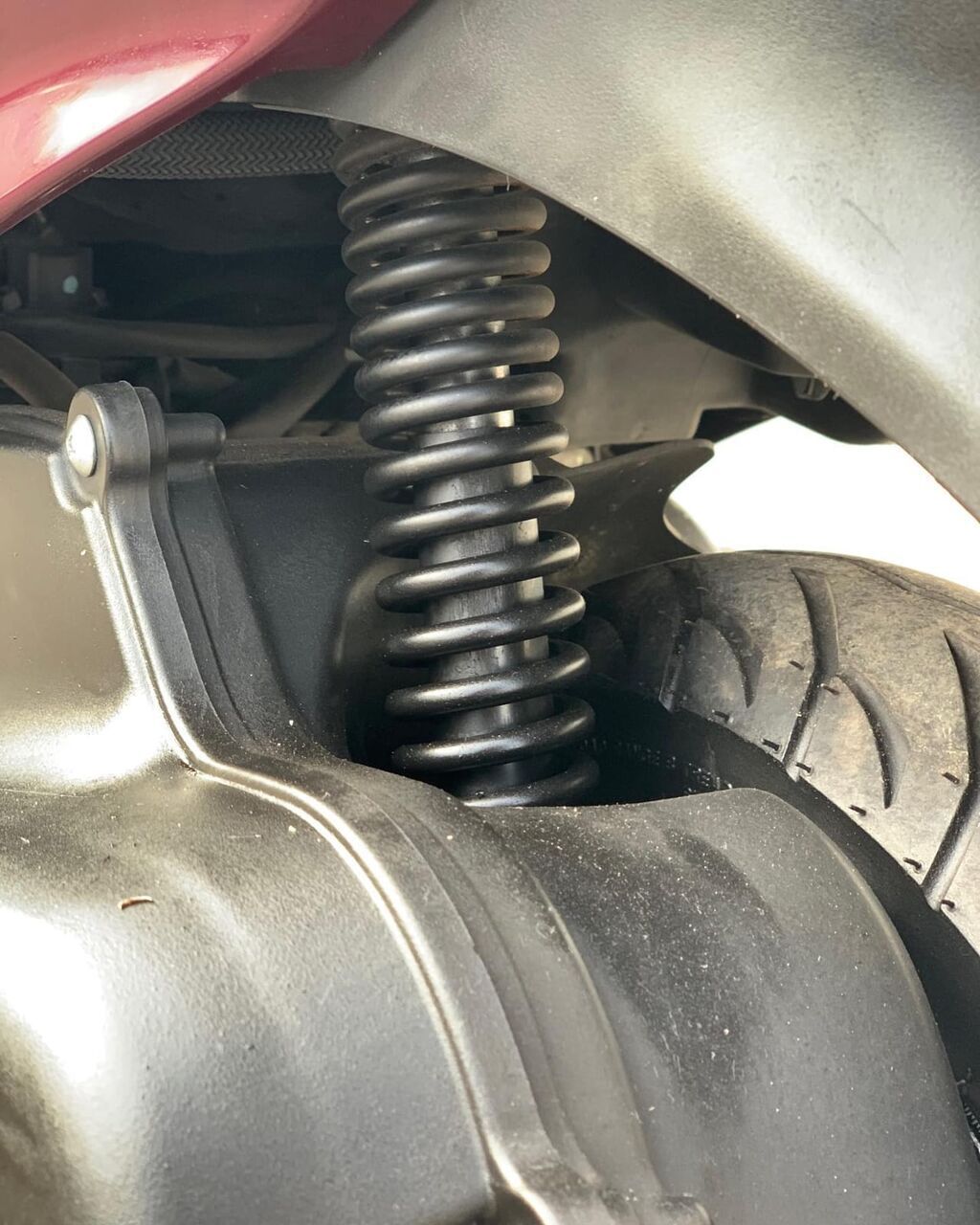 Suzuki Let’s 4 skuter - Rəng: tünd qırmızı/gri iki rəngli kuzov - — Avto, İsmayıllı (8)