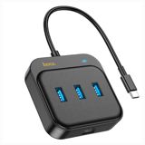 Hoco Hb35 Typec usb 30 hub  gigabit rj45 ethernet adapter 1000mbps — Компьютеры и ноутбуки