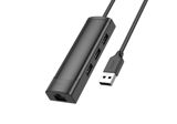 Hoco Hb42 usb 20 hub  megabit rj45 ethernet adapter 100mbps — Компьютеры и ноутбуки