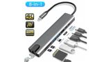 Typec Universal Hub Adapter 8 in 1 — Компьютеры и ноутбуки