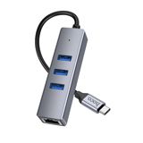 Hoco Hb34 Typec usb 30 hub  gigabit rj45 ethernet adapter 1000mbps — Компьютеры и ноутбуки