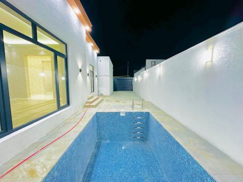 Şüvəlanda Hovuzlu 4 Otaqlı Həyət Evi Satılır