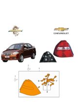 Chevrolet Aveo T250 arxa stopu — Ehtiyat hissələri və aksesuarlar