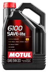 Mühərrik yağı Motul 6100 SaveLite 5W20 5Lt — Cars