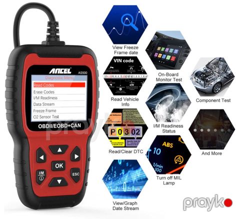 Diaqnostika cihazı Ancel AS500 OBD2 — Bakı