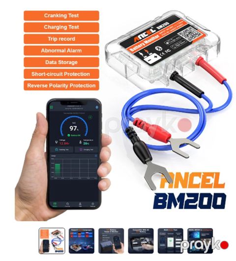 Avtomobil batareyası buetooth tester Ancel — Bakı