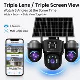 V380 3 linzali Solar Kamera 4G — Elektronika