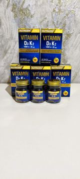 D3 + K2 💊 120 tablet Sağlam sümüklər üçün ideal seçim 🦴 👍 — Vitaminlər və qida əlavələri