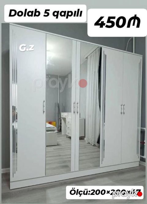 Dolab şifaner sifarişlə hazırlanır ölçü reng madel tam zövqünüzə uyğun