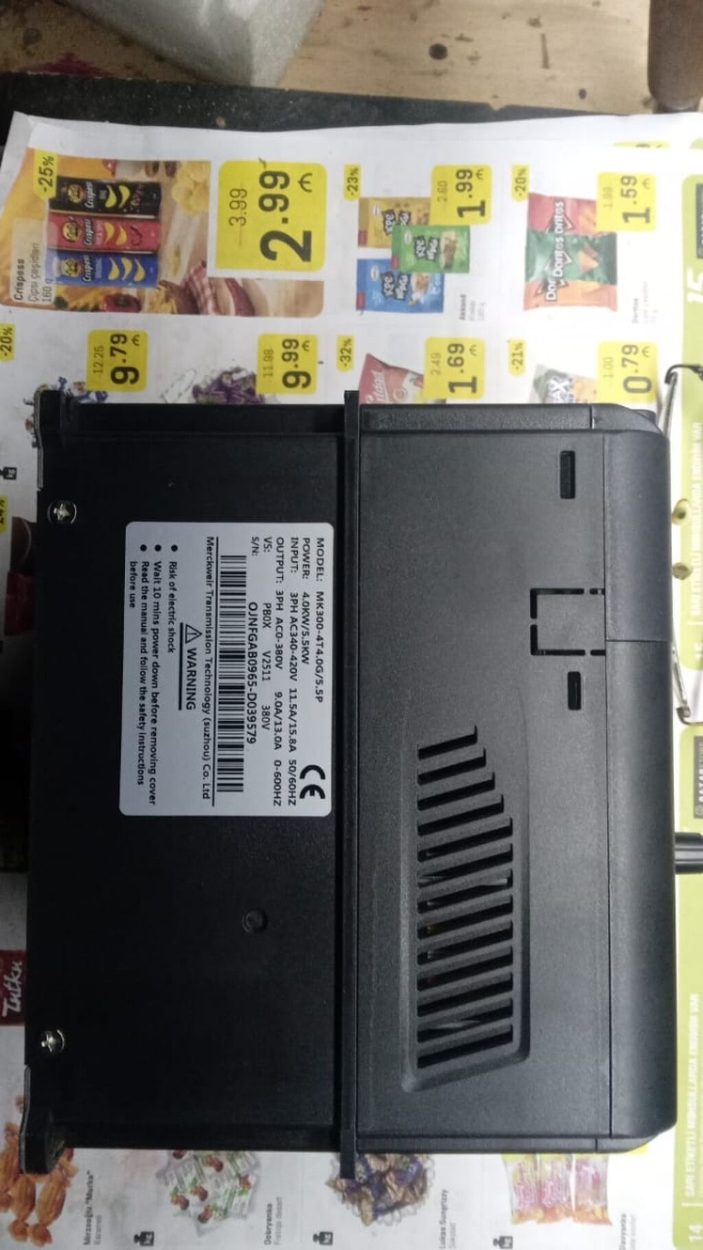 MK800 VFD – Rəqəmsal idarəetmə paneli ilə dəyişən tezlik çeviricisi — Avto, Bakı (2)