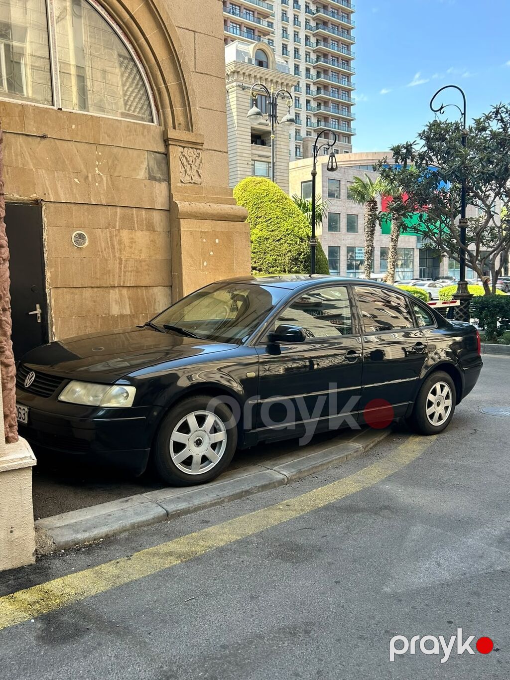 Volkswagen Passat B5, sedan kuzov, qara rəng. Mator yeni dəyişilib — Avto, Bakı (2)