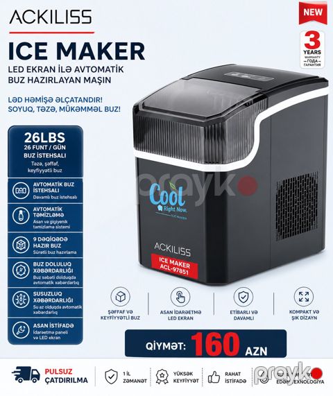 ACKILISS Ice Maker ACL-97851