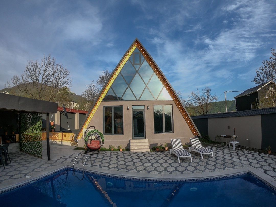 İcarəyə verilir 4 otaqlı həyət evi/bağ evi 70 m² — Ev, villa, Qəbələ (6)