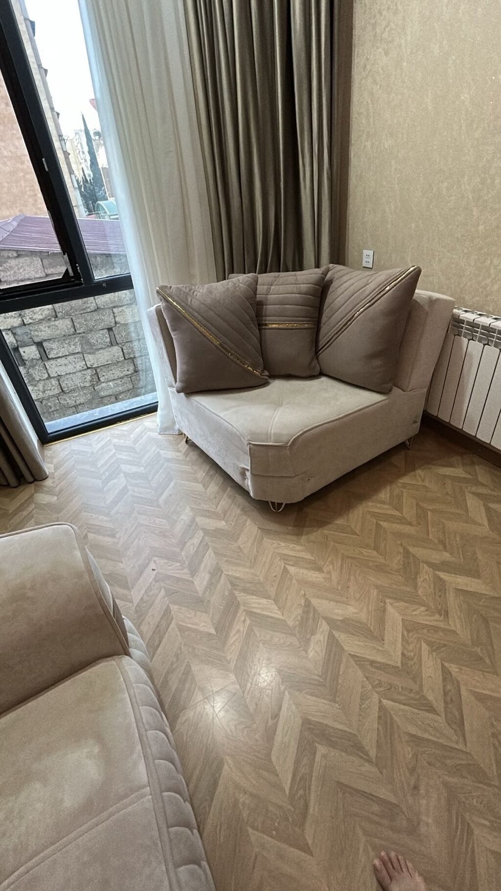 İşlənmiş, Künc divan, Divan, Bazalı, Açılan — Mebel, Bakı (3)