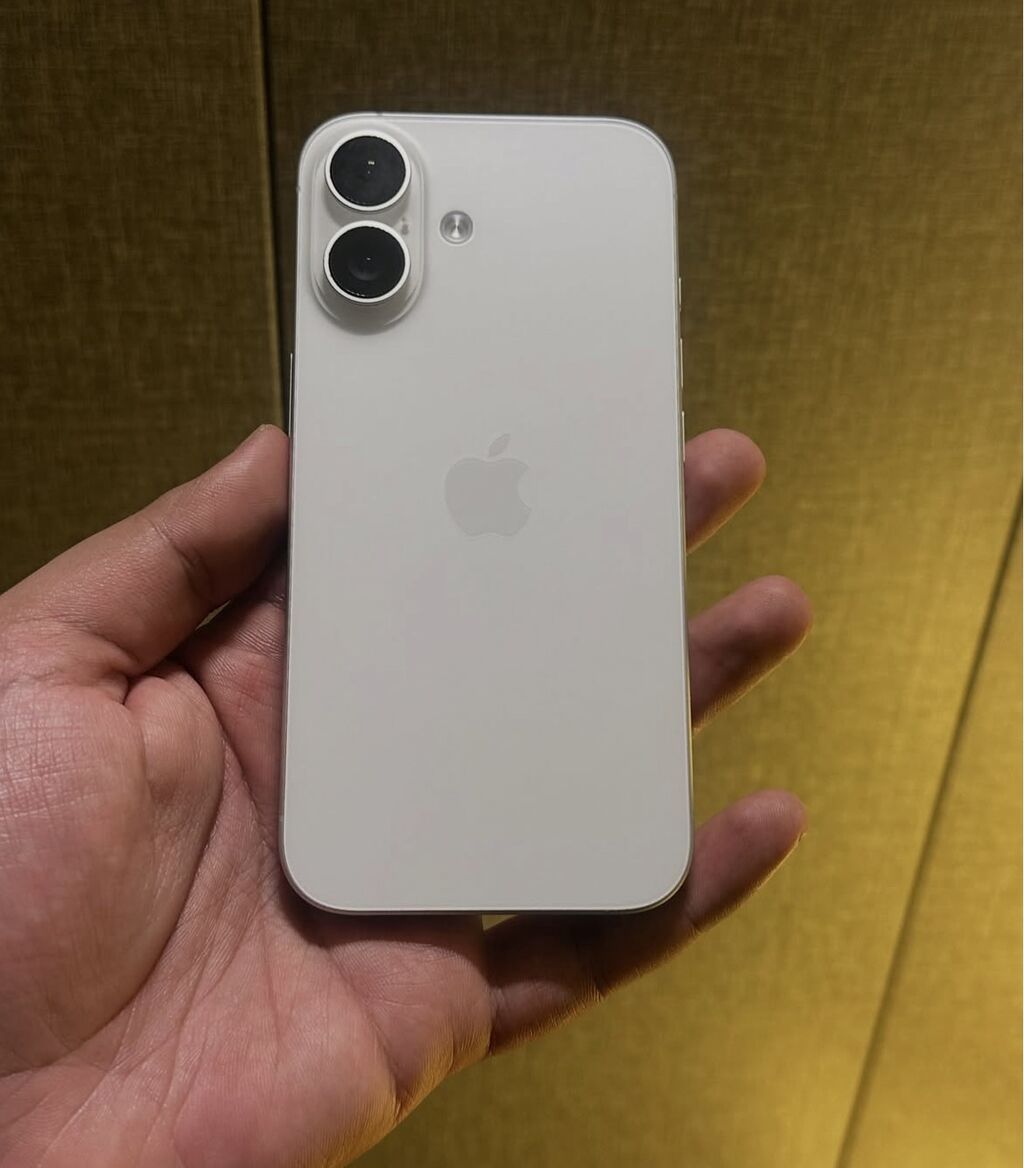 IPhone 16, Ağ, Zəmanət, Simsiz şarj, Face ID — Apple iPhone, Bakı